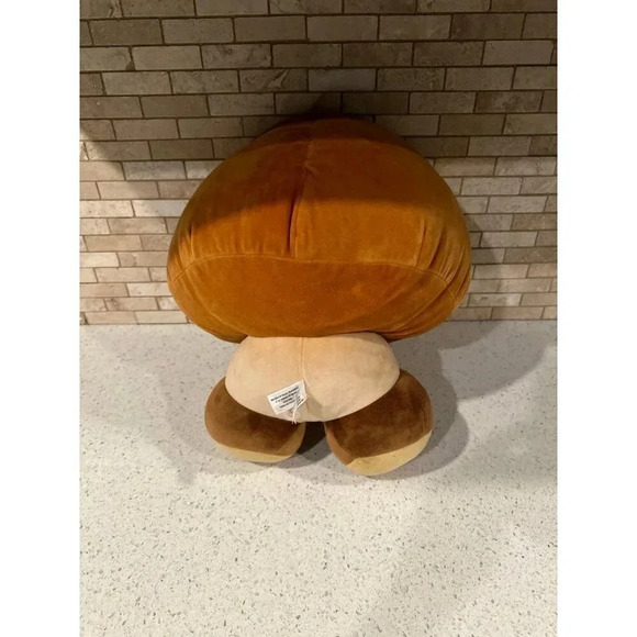 Club Mocchi Nintendo Super Mario 15" Character Brown Squishy Goomba Plush #30 - Picture 2 of 3
